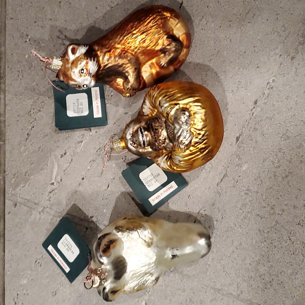 3 ORNIMALS by Discovery Channel Store (ORANGUTAN; LLAMA HEAD  & RED PANDA)